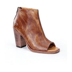 Bed Stu Onset Peep Toe Booties Size 6.5